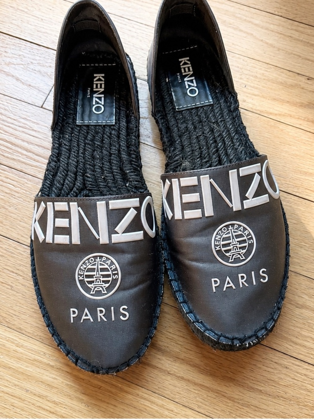 Kenzo Paris Logo Espadrilles Flats